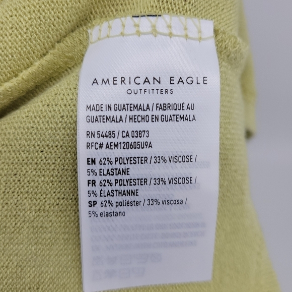 American Eagle Outfitters Womens Yellow Keyhole Cami Top Size M - Picture 14 of 16